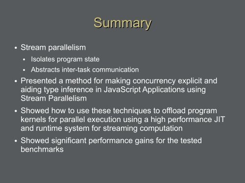 A Methodology for Fine- Grained Parallelism in JavaScript ...