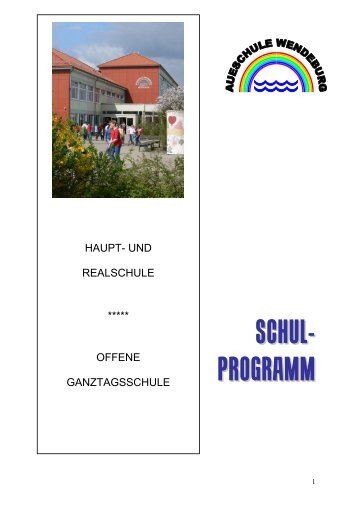 SCHUL- PROGRAMM - Aueschule Wendeburg