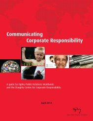 Communicating Corporate Responsibility - Ogilvy Public Relations ...