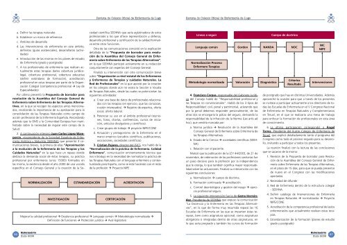 Revista enfermeria nÂº8 - Colegio Oficial de Enfermeria de Lugo