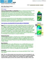 Killex Weed Control - toron... - Pesticide Truths