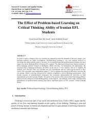 The Effect of Problem-based Learning on Critical Thinking Ability of ...