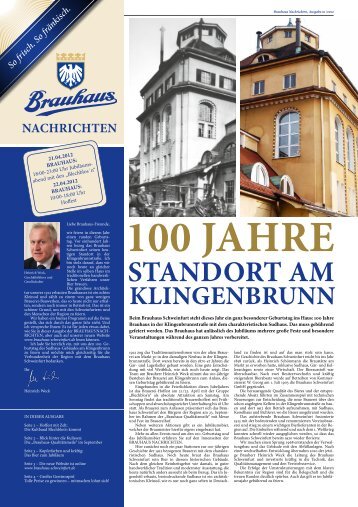 Ausgabe 1-12 - Brauhaus Schweinfurt GmbH
