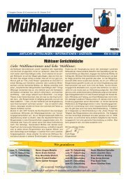 MÃ¼hlauer Anzeiger vom 09.10.12 - MÃ¼hlau in Sachsen
