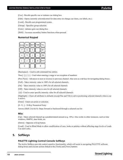 Palette Installation and Setup Guide - Grand Stage Company