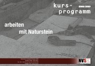 kurs - Naturstein-Verband Schweiz (NVS)