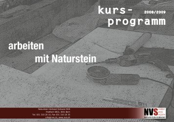 kurs - Naturstein-Verband Schweiz (NVS)