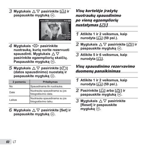 Naudojimo instrukcija SH-50 - Olympus