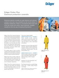 DrÃƒÂ¤ger Protec Plus Chemical protection coveralls