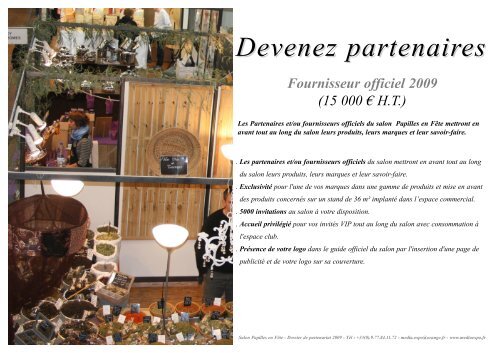 dossier de partenariat 2009.qxp - Ordre Culinaire International