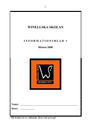 WINELLSKA SKOLAN - KyrkslÃ¤tts kommun