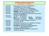 Zeitlicher Ablauf im Abitur 2013 - Berufsbildende Schulen Papenburg