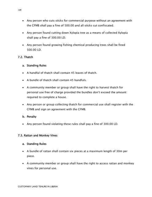 Customary Land Tenure in Liberia - Land Tenure and Property ...