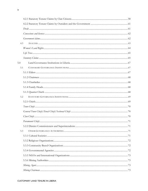 Customary Land Tenure in Liberia - Land Tenure and Property ...