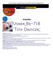 This review page is supported in part by - Usher