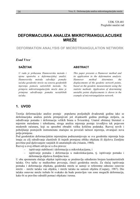standardna analiza datiranja