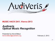 Audiveris: Optical Music Recognition