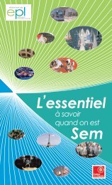 L'essentiel Ã  savoir quand on est Sem - FÃ©dÃ©ration des Epl