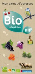 Mon carnet d'adresses - BIO66, Consommer bio en pays Catalan