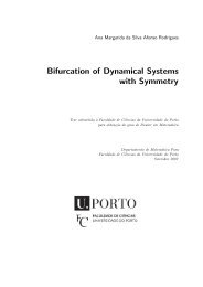 Bifurcation of Dynamical Systems with Symmetry - Faculdade de ...