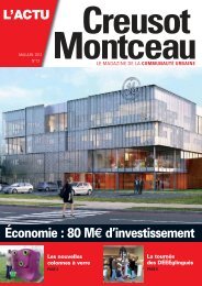 Ãconomie : 80 Mâ¬ d'investissement - Creusot-Montceau TV