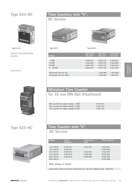 Totalizing Counters - Hengstler GmbH