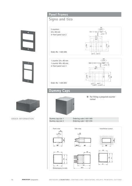 Totalizing Counters - Hengstler GmbH