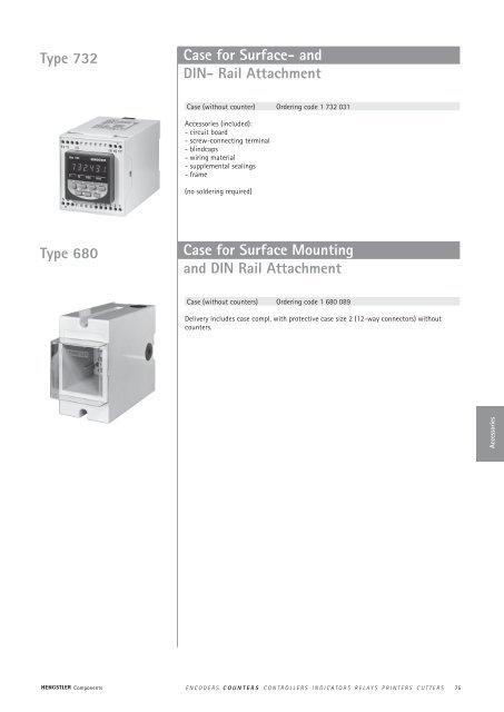 Totalizing Counters - Hengstler GmbH