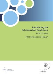 Introducing the Extravasation Guidelines - the European Oncology ...