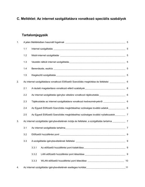 Internet Szolgáltatás Speciális Helyeken