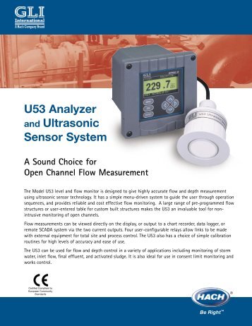 U53 Analyzer and Ultrasonic Sensor System