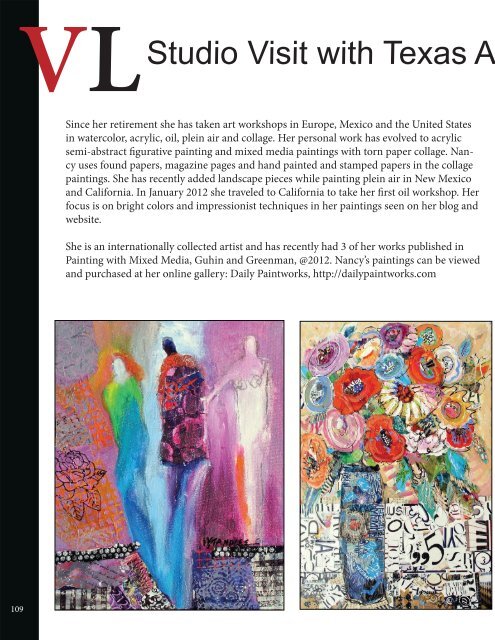 Visual Language Magazine Contemporary Fine Art  Vol 2 No 6 June 2013