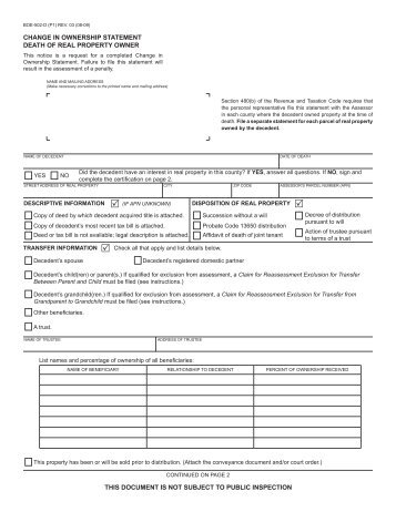 Page 1 BOE-502-D (P1) REV. 03 (08-09) NAME AND MAILING ...