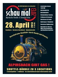 ALPIRSBACH GIBT GAS ! - HGV Alpirsbach