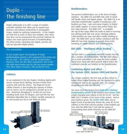 Duplo finishing guide  to... - Fingerprint Digital