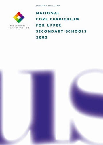 National Core Curriculum for General Upper Secondary Education