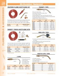 Air-Acetylene Equipment - National Refrigeration Products