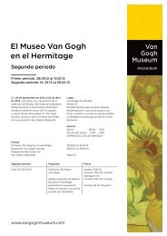 El Museo Van Gogh en el Hermitage - Van Gogh Museum