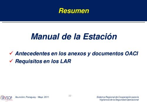 Manual de la EstaciÃ³n - ICAO