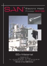 EEx-Material - SAN Electro Heat