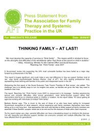 Thinking Family - At Last! - AFT