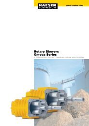 Rotary Blowers Omega Series - KAESER home
