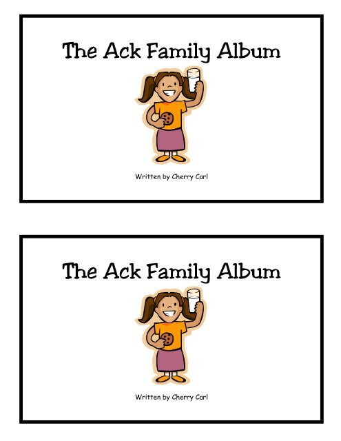 The Ack Family Album The Ack Family Album - Little Book Lane