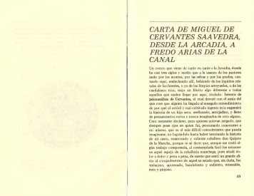 carta de miguel de cervantes saa vedra, desde la arcadia, a fredo ...