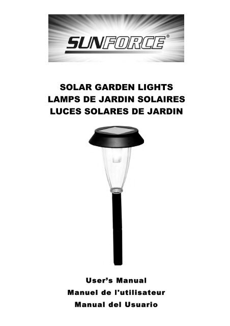 solar garden lights lamps de jardin solaires luces ... - Home Depot
