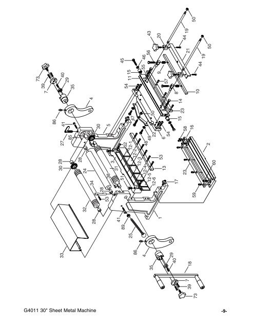 30'' sheet metal machine - Grizzly Industrial Inc.