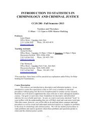 CCJS200 Fall 2013 (Dugan).pdf - Criminology and Criminal Justice