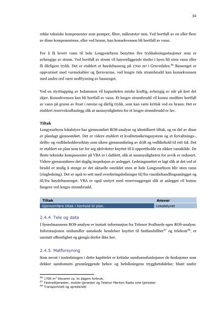 ROS-analyse - Sysselmannen