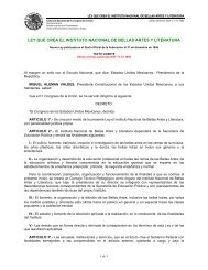 Ley que crea el INBAL.pdf - Instituto Nacional de Bellas Artes