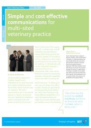 Download full Hunt's Veterinary Clinic case study PDF - BT Business